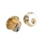 Trans Atlantic Co. 1" Bright Brass Single Mortise Cylinder with Yale Keyway DL-CYLTA550BYKA2-US3 - alternate 3